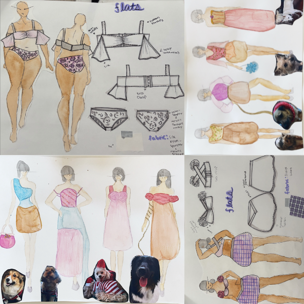 Fashion Sketches and Flats